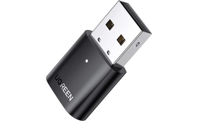 UGREEN USB Bluetooth Adapter for PC, 5.0 Bluetooth Dongle Receiver